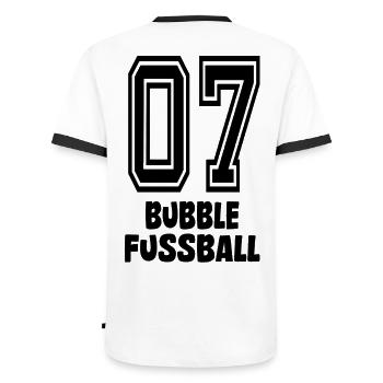Bubble Ball Soccer 07 Jersey Bumperball Sport - Men's Ringer Shirt - white/black - Back - AI Model Male 178 dark (178cm)