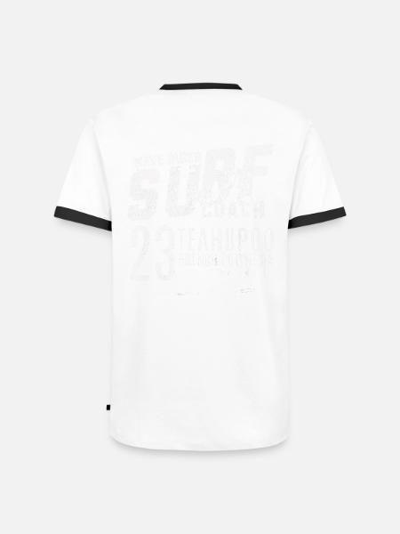 Surftrainer Wellenreiter Teahupoo Tahiti - Männer Kontrast-T-Shirt -