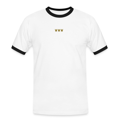 Quadratschnuess (Köln/Kölsch/Karneval) - Männer Kontrast-T-Shirt