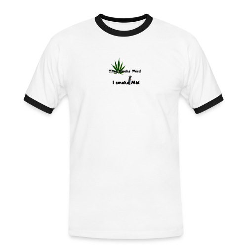 Greenkush Counter Strike style - Kontrast-T-shirt herr