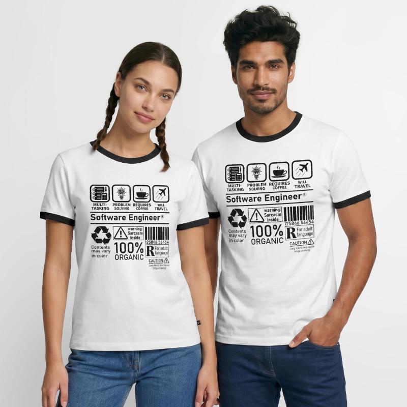 software engineer multi tasking problem solving Men's Ringer Shirt