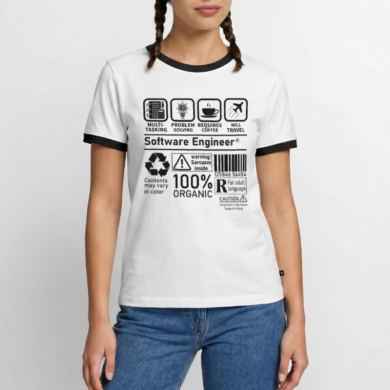 software engineer multi tasking problem solving Men's Ringer Shirt