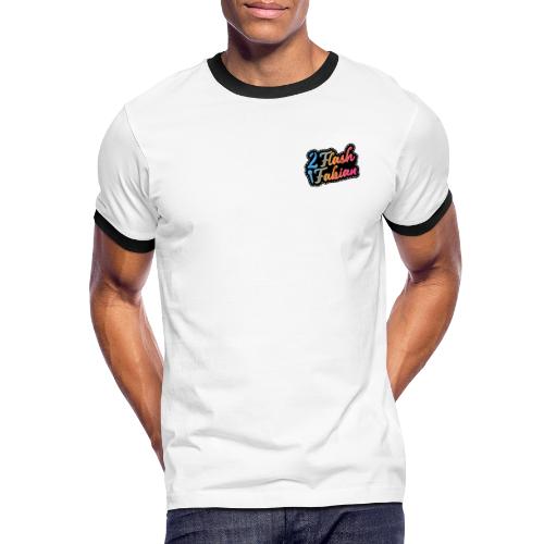 2Flash Fabian - Männer Kontrast-T-Shirt