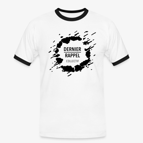 LogoDernierRappelNoirGT - T-shirt contrasté Homme