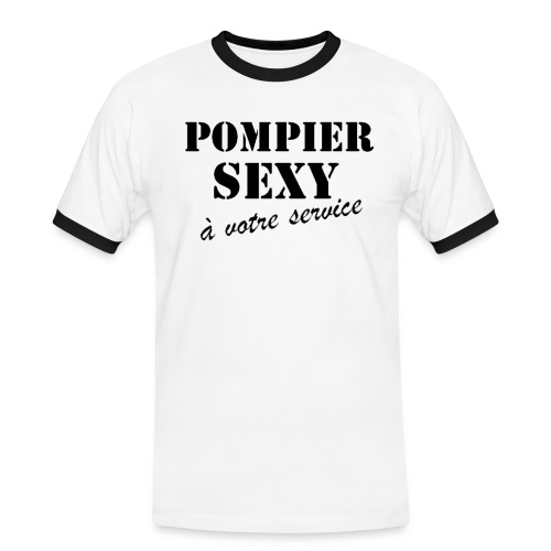 pompier sexy - T-shirt contrasté Homme