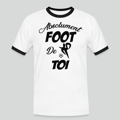 Absolument Foot de Toi (N) - T-shirt contrasté Homme