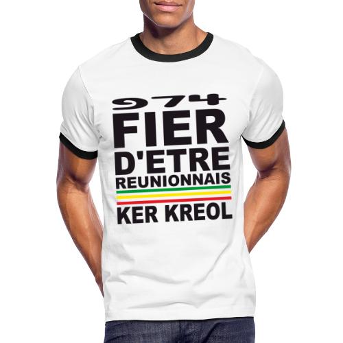 974 ker kreol fier et culture - T-shirt contrasté Homme