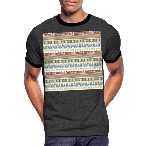 Patrón egipcio VIII - Camiseta contraste hombre