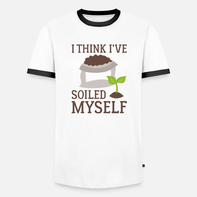 I Think I’ve Soiled Myself - Men's Ringer Shirt - white/black