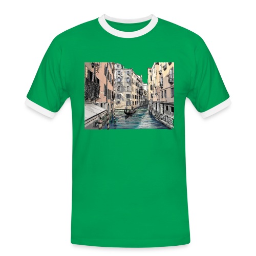 Venedig - Männer Kontrast-T-Shirt
