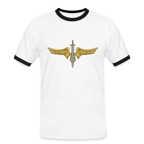 Flügeln - Männer Kontrast-T-Shirt