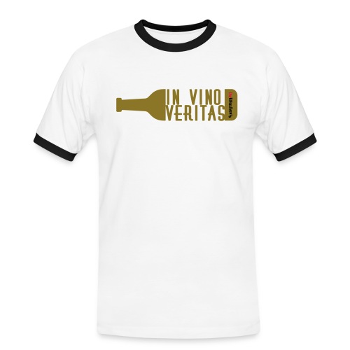 In Vino Veritas - Männer Kontrast-T-Shirt