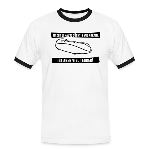Velomobil Milan Spruch - Männer Kontrast-T-Shirt