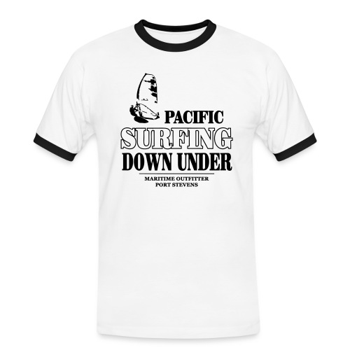 Pacific Surfing Down Under - Männer Kontrast-T-Shirt
