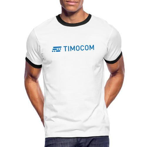 Logo Blue - Männer Kontrast-T-Shirt