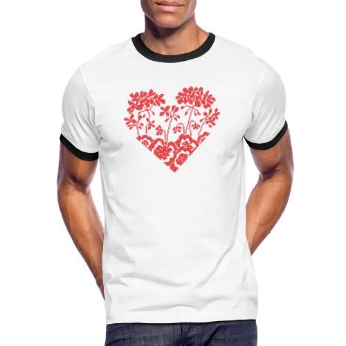 Serdce (Heart) 2A - Men's Ringer Shirt
