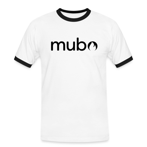 mubo Logo Word Black - Herre kontrast-T-shirt