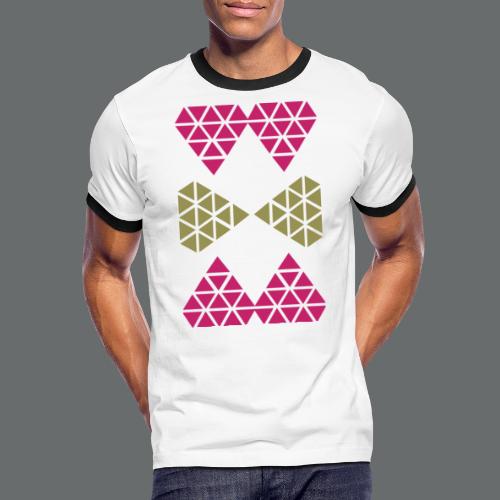 Triangles colorés - T-shirt contrasté Homme