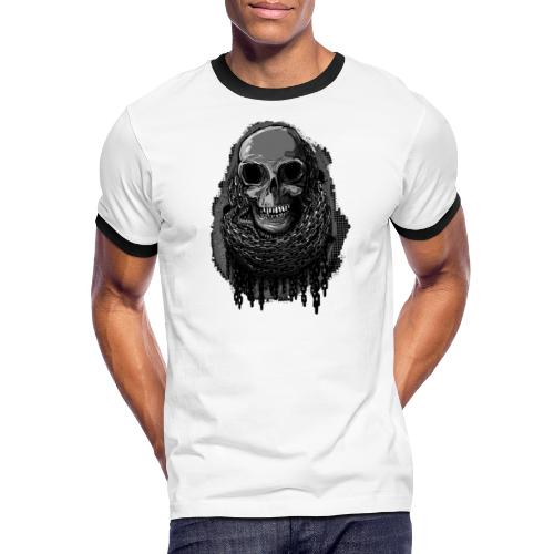 Skull in Chains - Men's Ringer Shirt