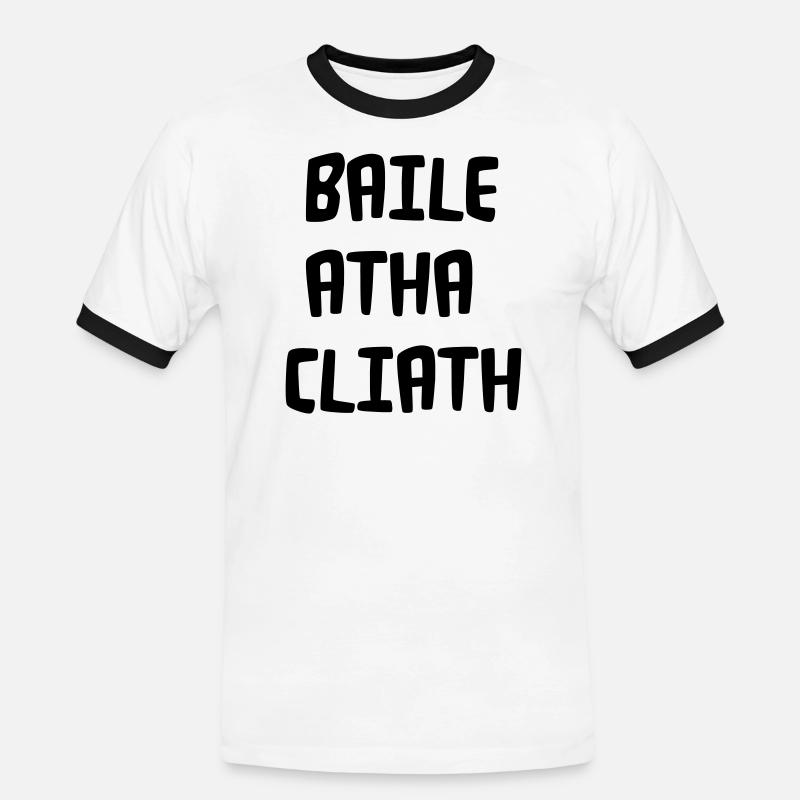 Baile Atha Cliath - Men's Ringer Shirt - white/black