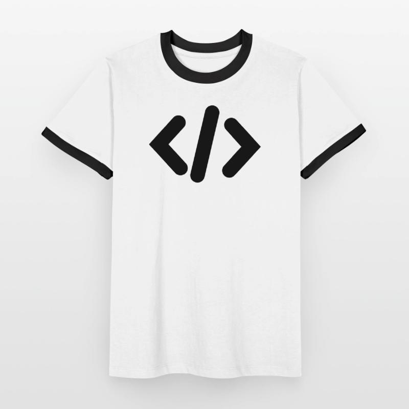 Code du programmeur T-shirt contrasté Homme