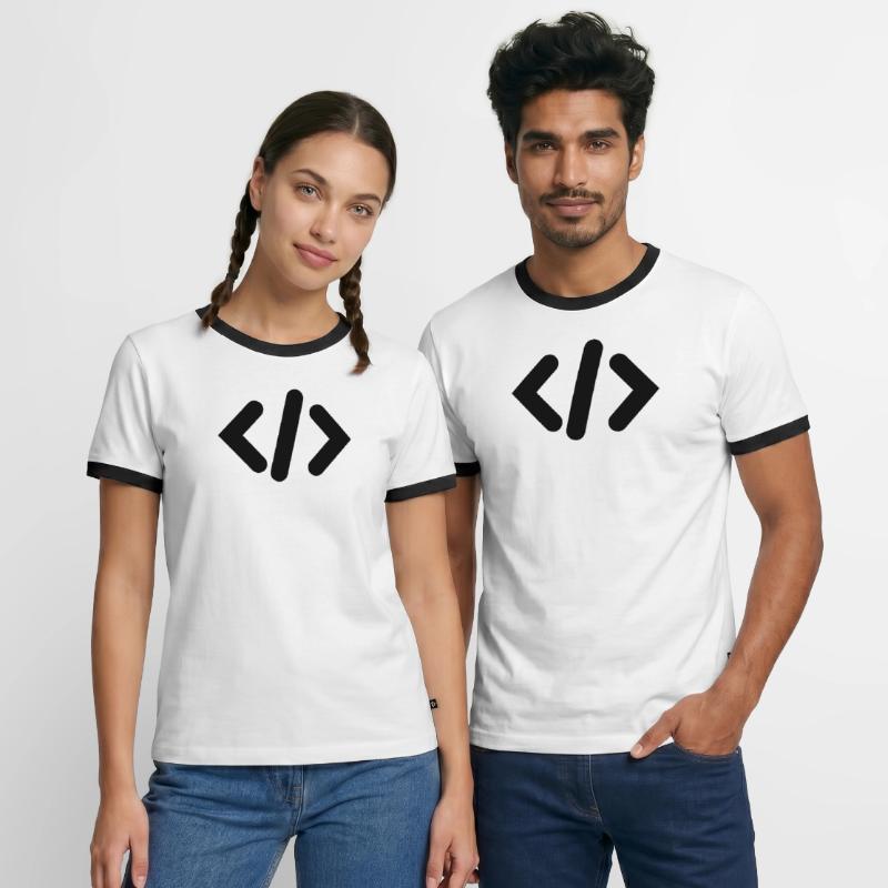 Programmierer-Code Männer Kontrast-T-Shirt