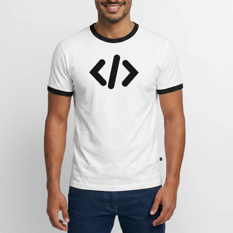 Programmierer-Code Männer Kontrast-T-Shirt