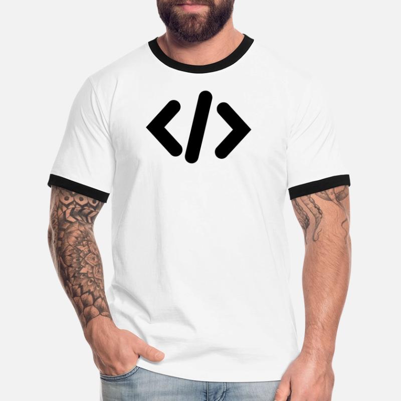 Programmierer-Code Männer Kontrast-T-Shirt