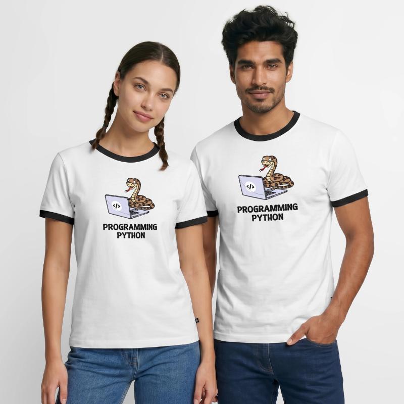 Developer Lustige Sprüche Programmierer Computer Männer Kontrast-T-Shirt