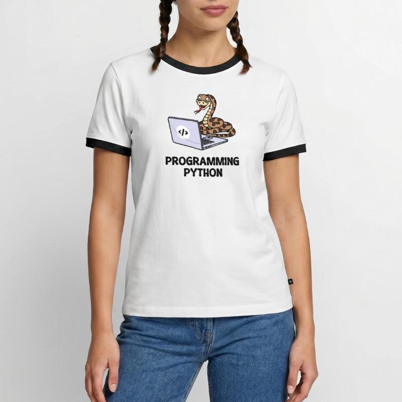 Developer Lustige Sprüche Programmierer Computer Männer Kontrast-T-Shirt