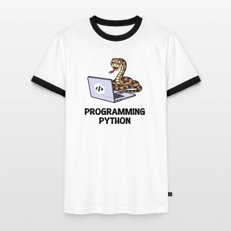 Developer Lustige Sprüche Programmierer Computer Männer Kontrast-T-Shirt