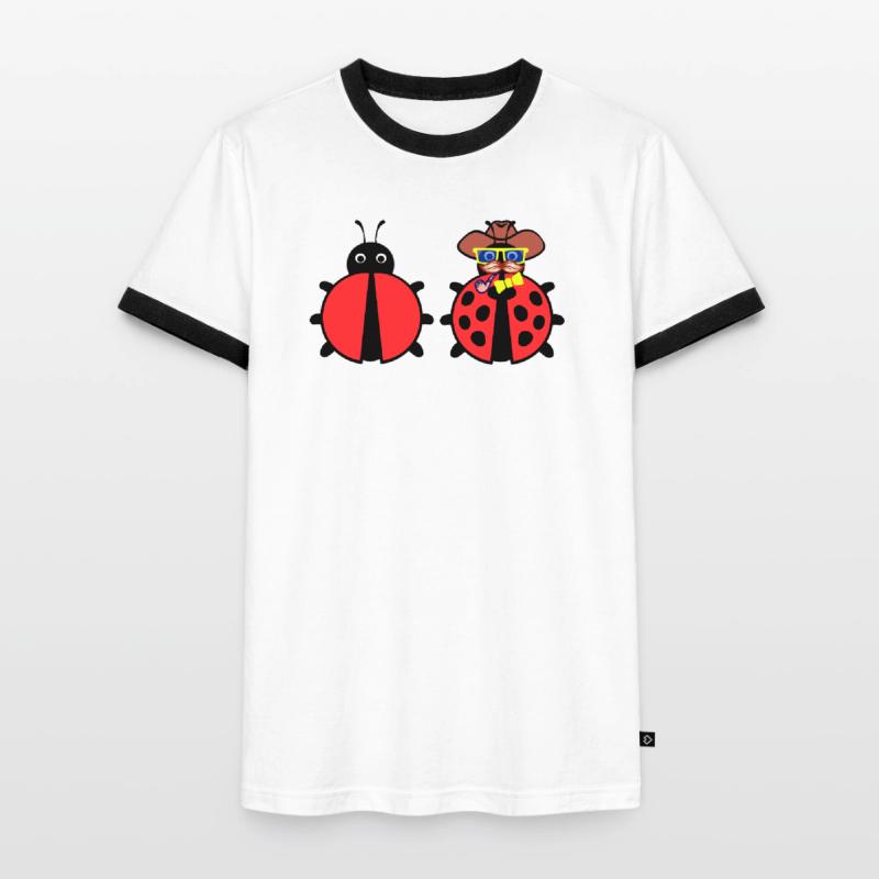 Bugs Debug Developer Bugfixing Programmer Men's Ringer Shirt