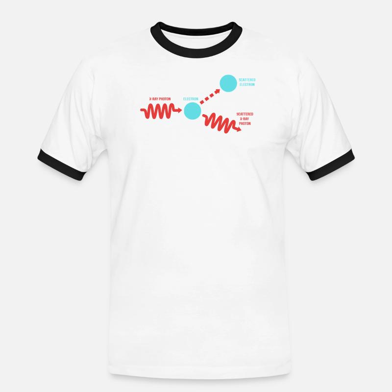 Quantum Physics Quantum Mechanics Quantum Leap - Men's Ringer Shirt - white/black