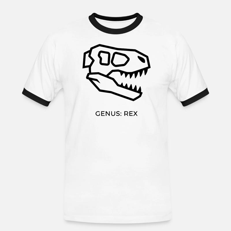 Apex Specimen - Men's Ringer Shirt - white/black