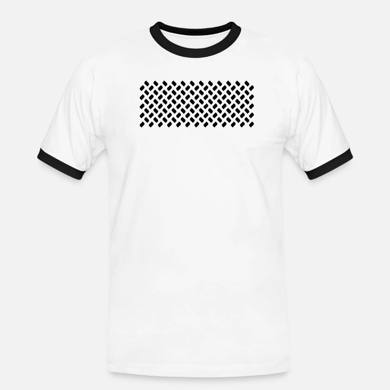 Samples from modules in repeat - Men's Ringer Shirt - white/black