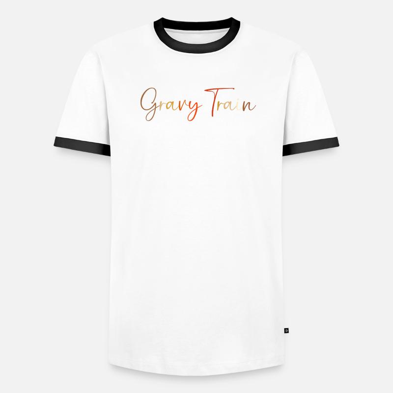 Thanksgiving Mama Mutter Oma Großmutter - Männer Kontrast-T-Shirt - Weiß/Schwarz