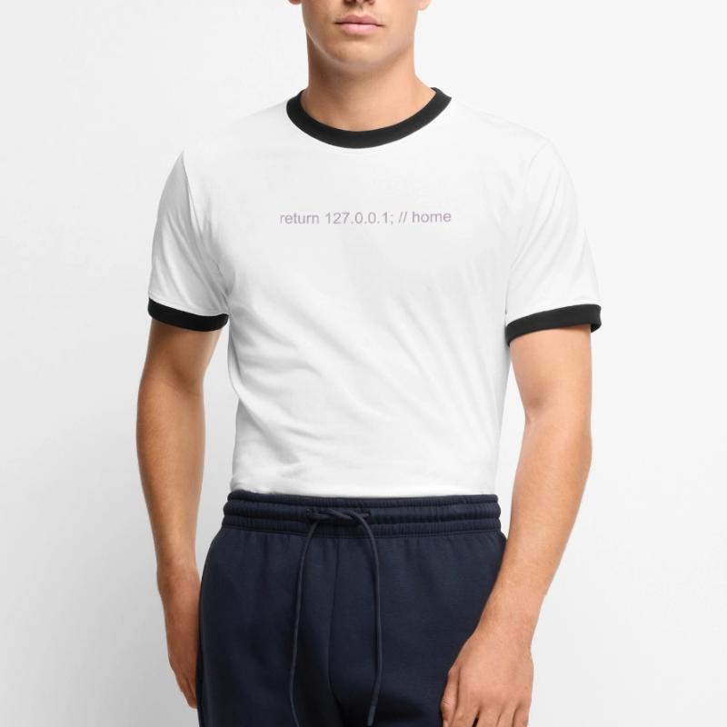 Programmierer Nerd IT Witz Developer Zuhause Männer Kontrast-T-Shirt
