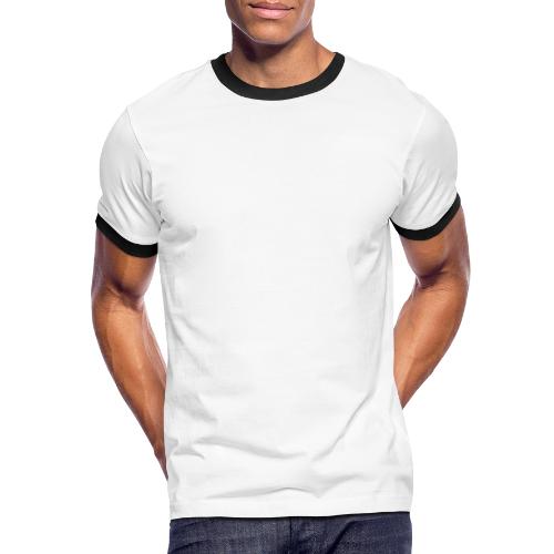 AndriesBik look thisGIRLS shirt witteletters - Mannen contrastshirt