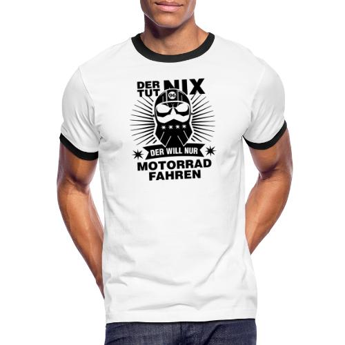 Star Rider Motorrad Motiv - Männer Kontrast-T-Shirt