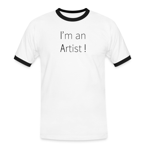 I'm an artist - T-shirt contrasté Homme