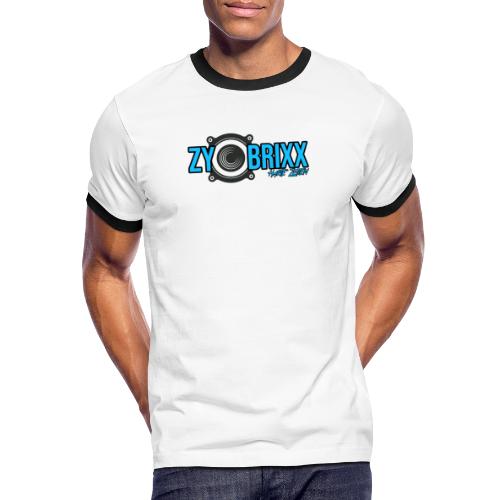 Zybrixx HZ Logo - Männer Kontrast-T-Shirt