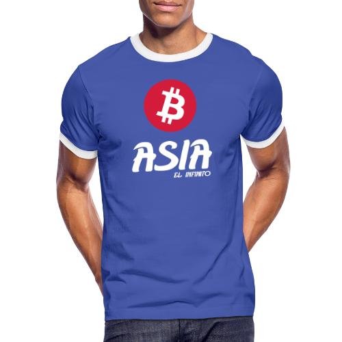 Bitcoin Asia el infinito - Camiseta contraste hombre