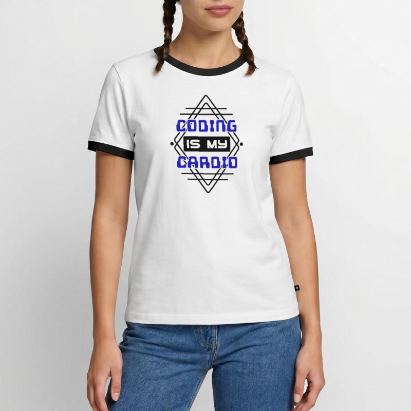 Cool Saying Developer Coden Programmer Code Men's Ringer Shirt
