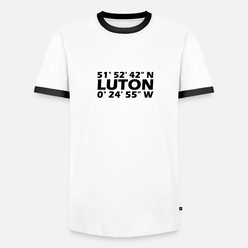 Luton Coordinates - Men's Ringer Shirt - white/black