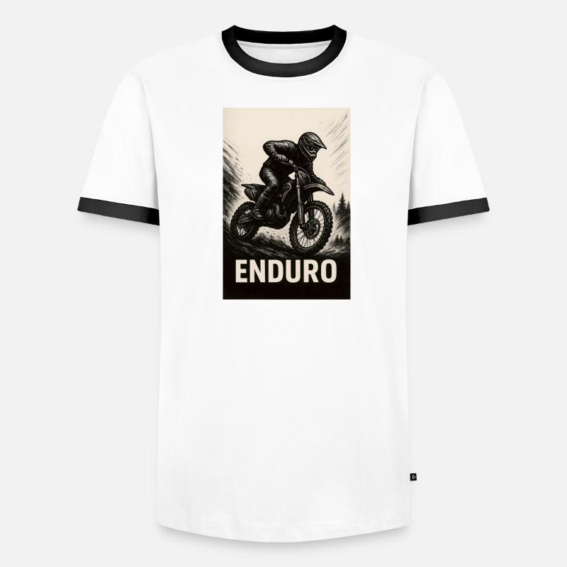 1FE36344 2824 4C39 BBDB 78C5BCB1C161 - Männer Kontrast-T-Shirt - Weiß/Schwarz