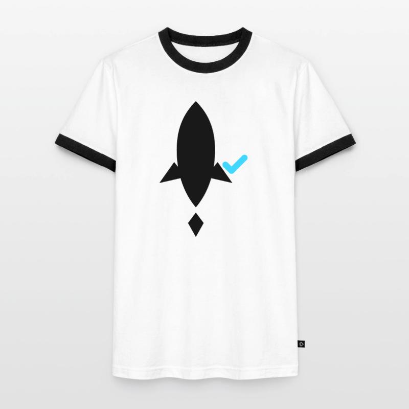 Ship it (after tests pass) – Developer CI/CD Männer Kontrast-T-Shirt