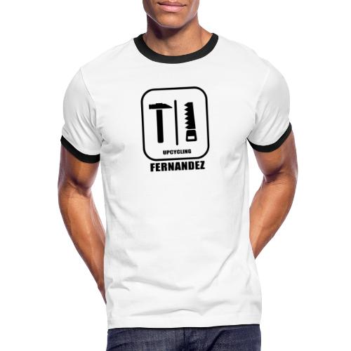 Upcycling-Fernandez - Männer Kontrast-T-Shirt