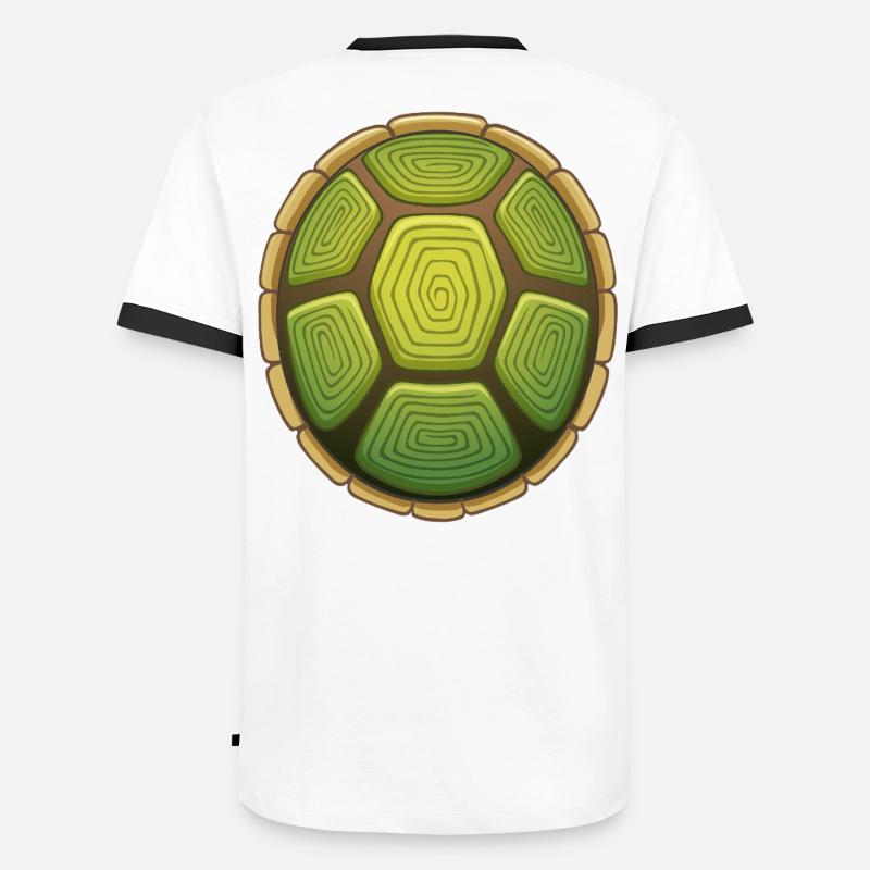Ich bin langsam wie eine Schildkröte! - Männer Kontrast-T-Shirt - Weiß/Schwarz