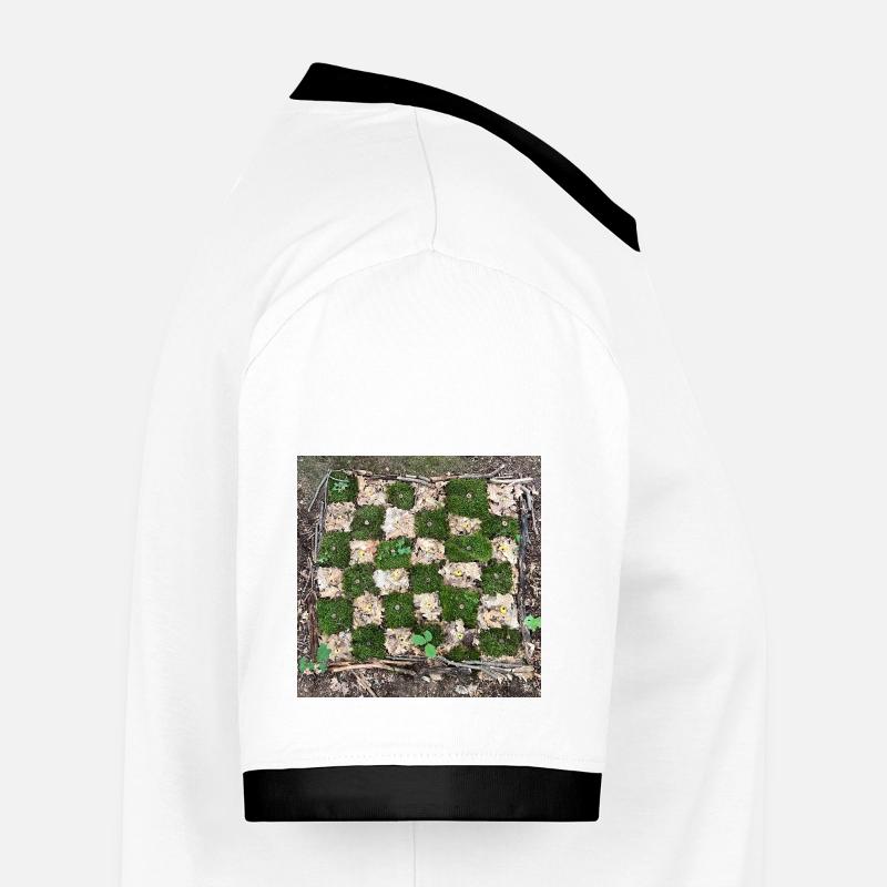 Forest Plants Pattern Design Men's Ringer Shirt