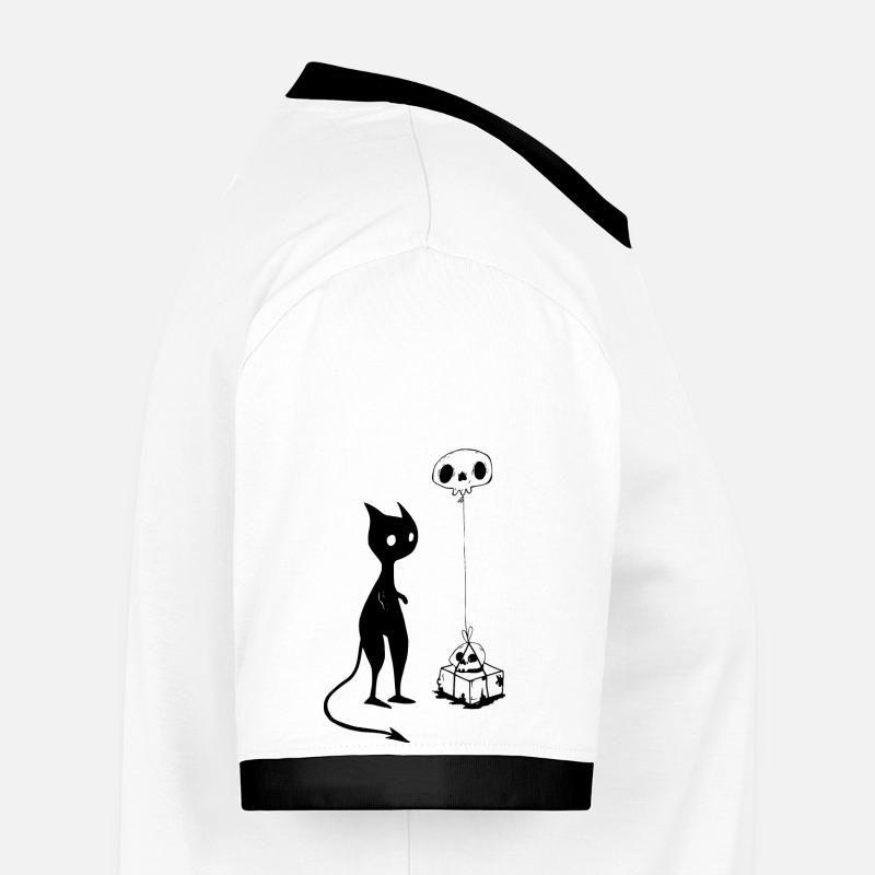 Chat diable diable diable T-shirt contrasté Homme